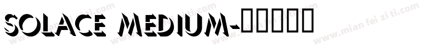 Solace Medium字体转换
